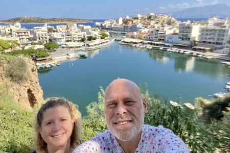 Uitzicht over het &#039;meer&#039; van Agios Nikolaos