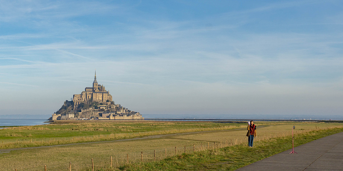 Uitzicht op Le Mont-Saint-Michel