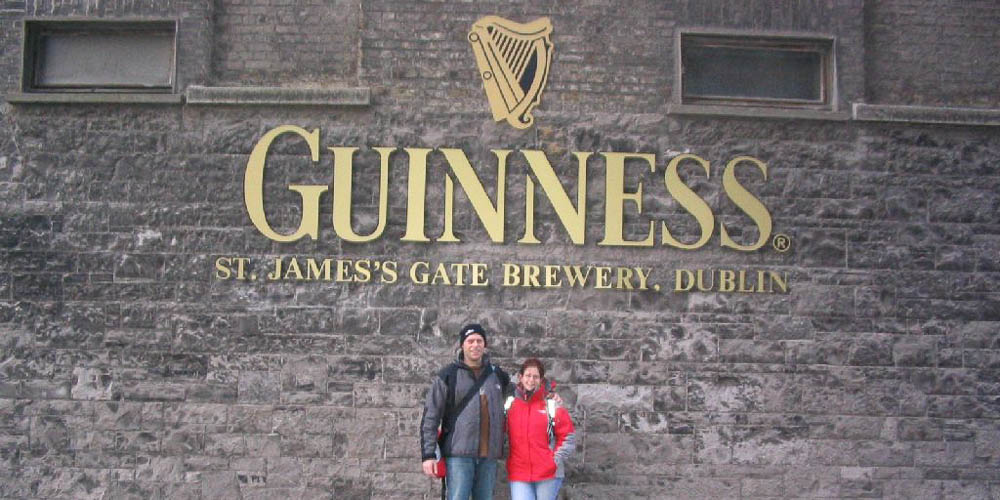 We hebben Guinness leren drinken in Dublin