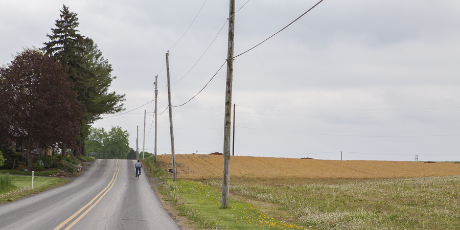 Amish op de fiets in Dutch country