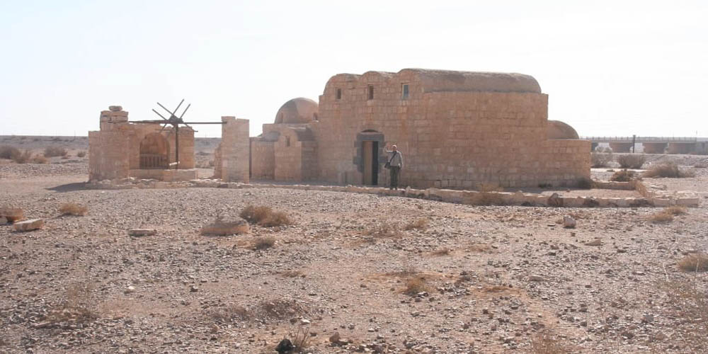 Woestijn kasteel Al Amra, ten oosten van Aman