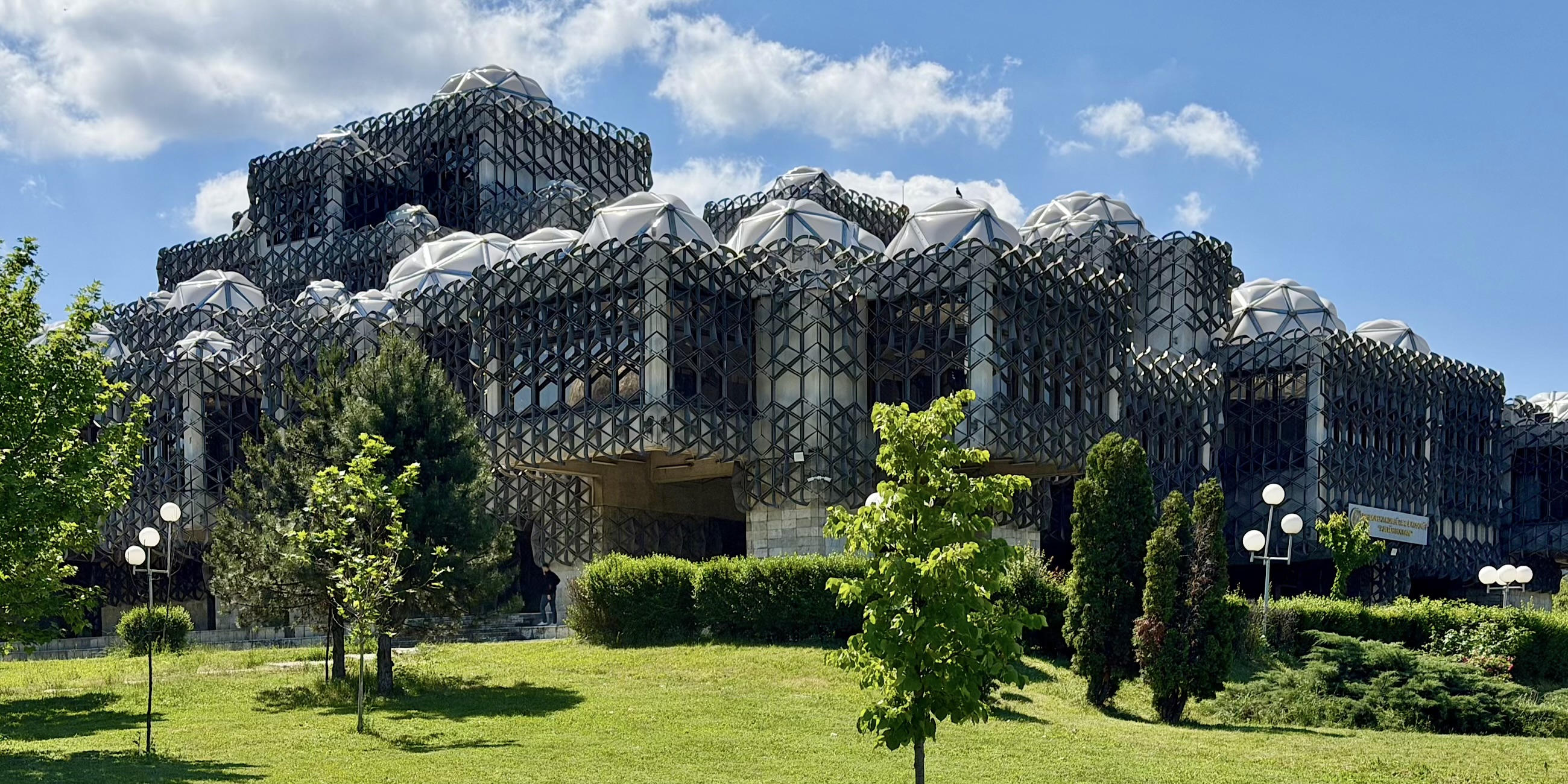 De bibliotheek van Pristina