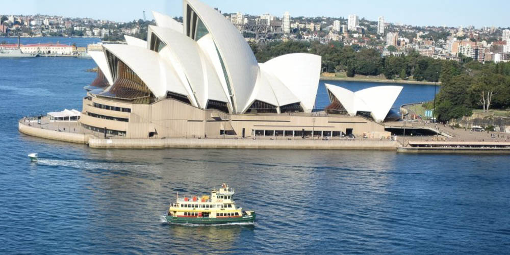 The Opera House in de haven van Sydney
