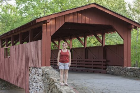 Covered bridge in North Little Rock