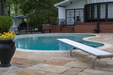 Natuurlijk heeft Graceland ook een zwembad