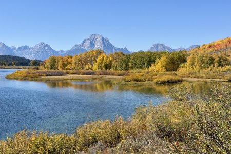 Oxbow Bend, een van de mooiste uitzichten op de Grand Tetons