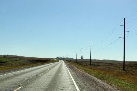 Duizenden kilometers over dit soort wegen