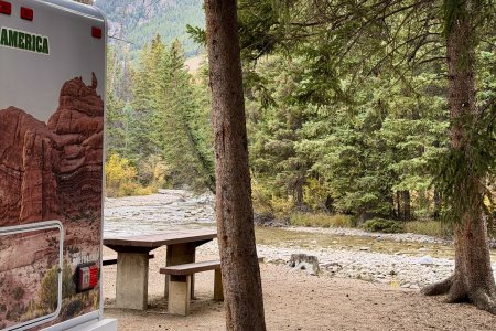 Rock Creek Montana, net na de Beartooth Highway