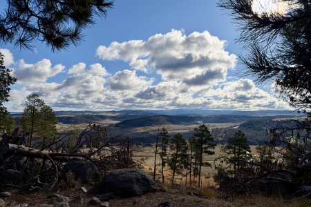 Uitzicht op de Black Hills vanaf de Devils Tower