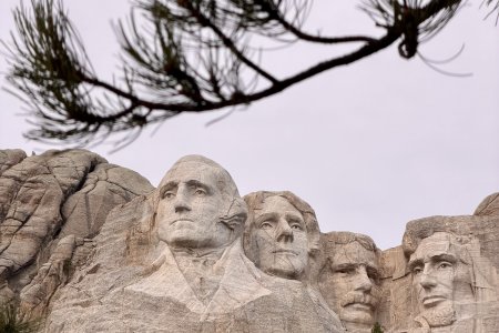 Mount Rushmore vanaf het historic viewpoint
