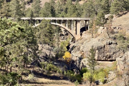 Een brug in Wind Cave National Park