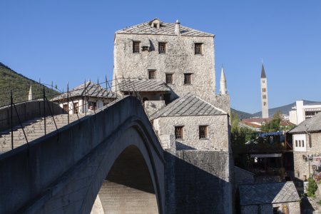 &#039;s morgens is Mostar nog heel rustig