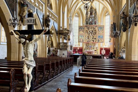 De kerk in Heiligenblut