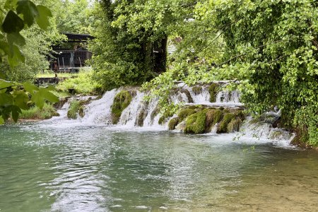 Overal stroompjes en watervalletjes in Rastoke