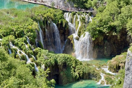 Een mooi deel van de Plitvice meren