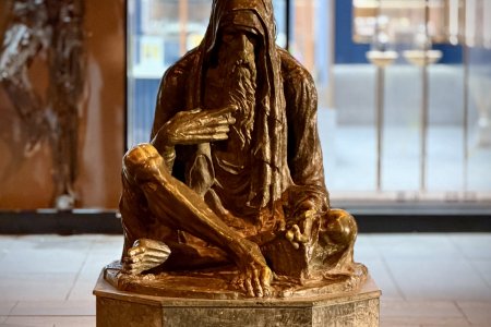 Beeld van een zwerver