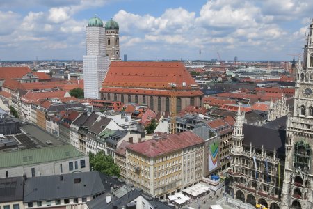 Uitzicht over Munchen