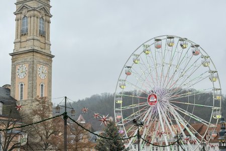 De kerstmarkt van Eisenach