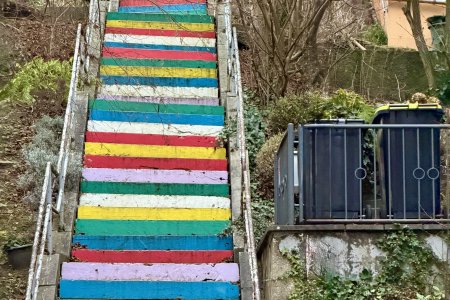 Bunte Treppe
