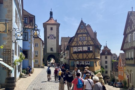 Een van de mooiste stukjes van Rothenburg, het Plönlein