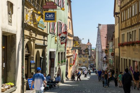 Mooie uithangborden in Rothenburg
