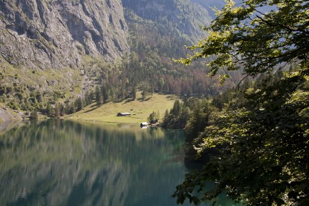 De Obersee vlak naast de Königssee