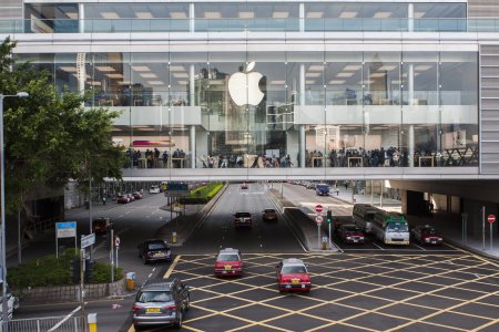 Een van de Apple stores in Hong Kong