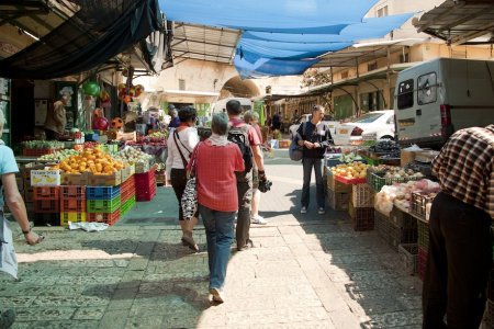 Een marktje in Nazareth