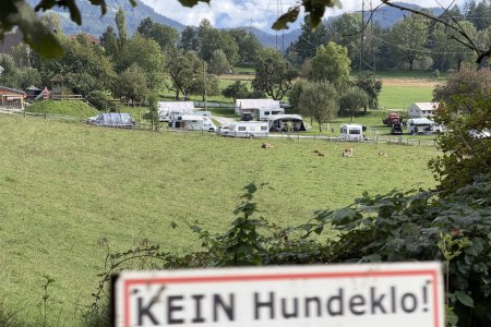 De camping is geen WC!