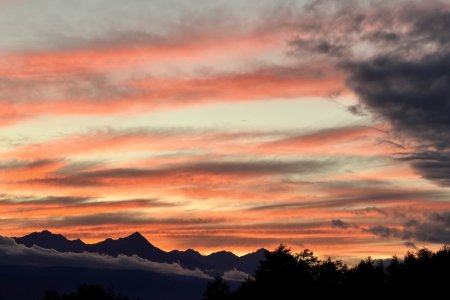 Uitzicht vanaf onze plek op camping Gauglerhof in Matzelsdorf
