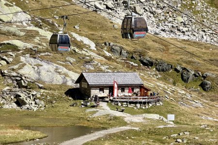 De Goldgräber Hütte op 2200 meter