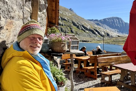 In de zon is het goed te doen, zelfs op 2200 meter