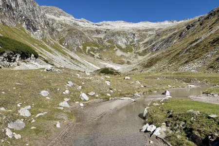 Een ruig landschap, we bevinden ons op 1900 meter