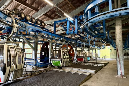 Het oude lift systeem van Bad Kleinkirchheim