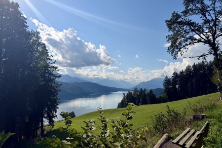 Uitzicht over de Millstätter See