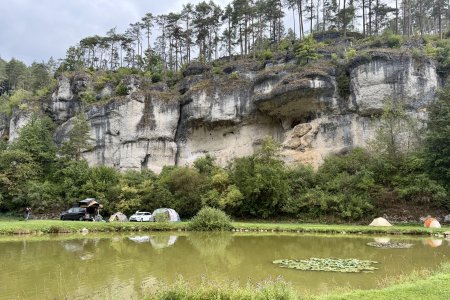Camping Bärenschlucht, in een kloof dus