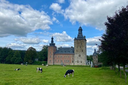 Het Kasteel van Beusdael in Sippenaken net op de Belgische grens