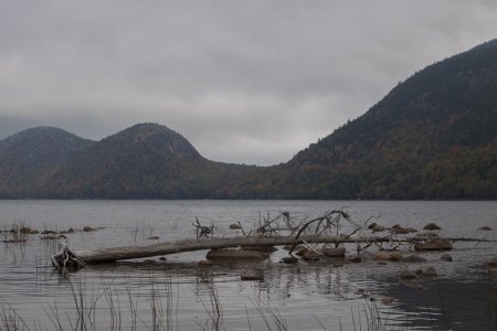 Een van de vele meertjes in Acadia, Eagle Lake