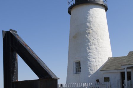 Het lighthouse van Pemaquid point