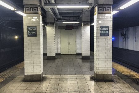 De metro in NYC is behoorlijk verouderd
