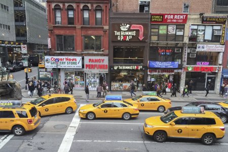 Taxies op Broadway