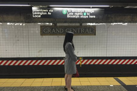Een van de sporen onder Grand Central station