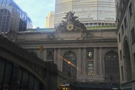 Grand Central station, tussen de wolkenkrabbers