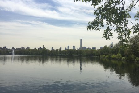 Uitzicht op Manhattan vanuit Central Park
