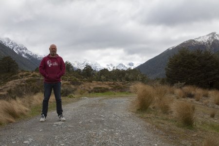 Onderweg op een bergpas richting Kaikoura