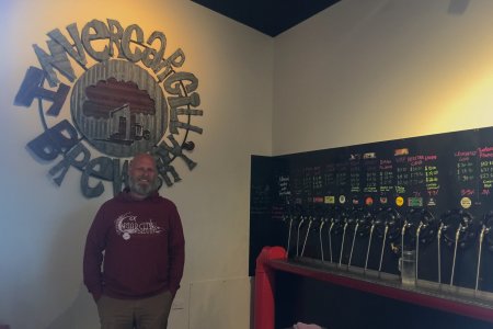 Invercargill brewery, de zuidelijkste brouwerij die Pat ooit heeft bezocht