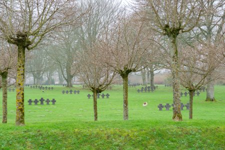 Kruizen op de Duitse begraafplaats