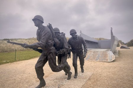 Landingsvaartuig op Utah beach