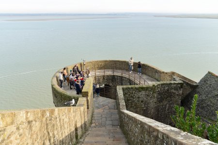 Uitzicht over de baai vanaf een van de torens