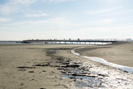 Deze brug is pas 10 jaar oud, hiervoor lag er een dijk